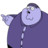 Peter Griffin Blueberry zoomed Icon